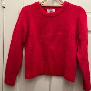 Old Navy Red Crew Neck Sweater with Classic Design